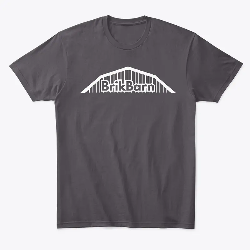 BrikBarn Wide Roof Logo White